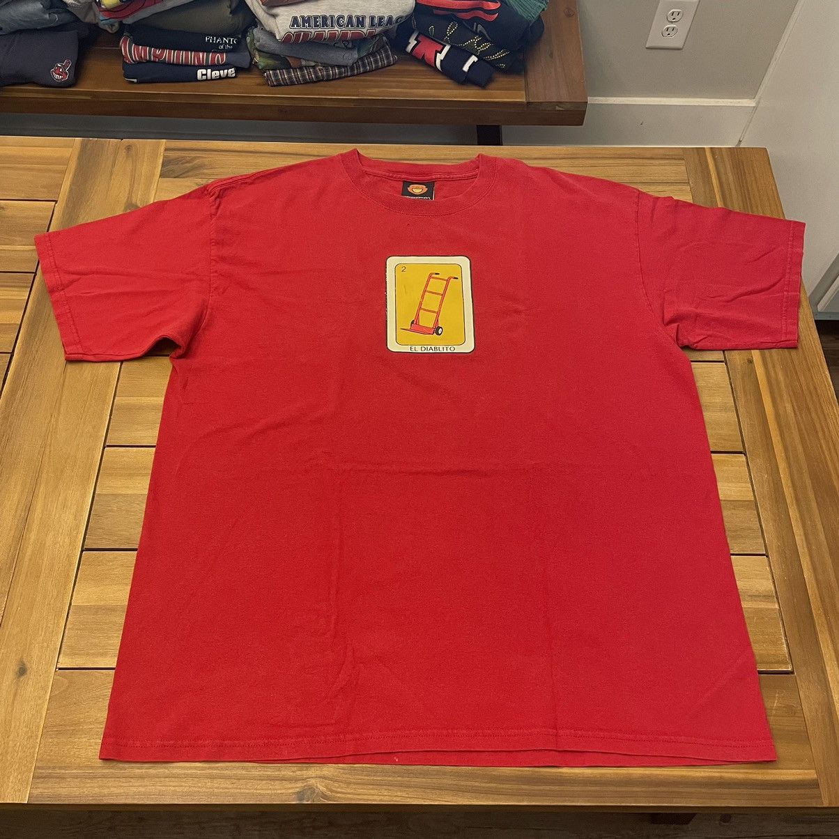 Other Hingatumah El Diablito Mexico Hand Truck Playing Card Shirt