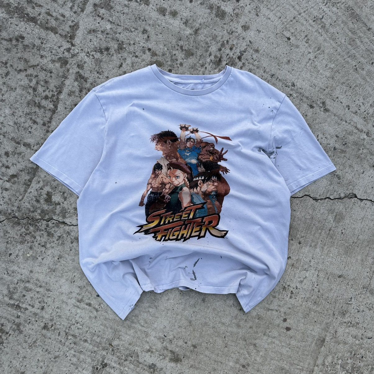 City Streets Vintage Japanese Style Adult Street Fighter T Shirts Anime