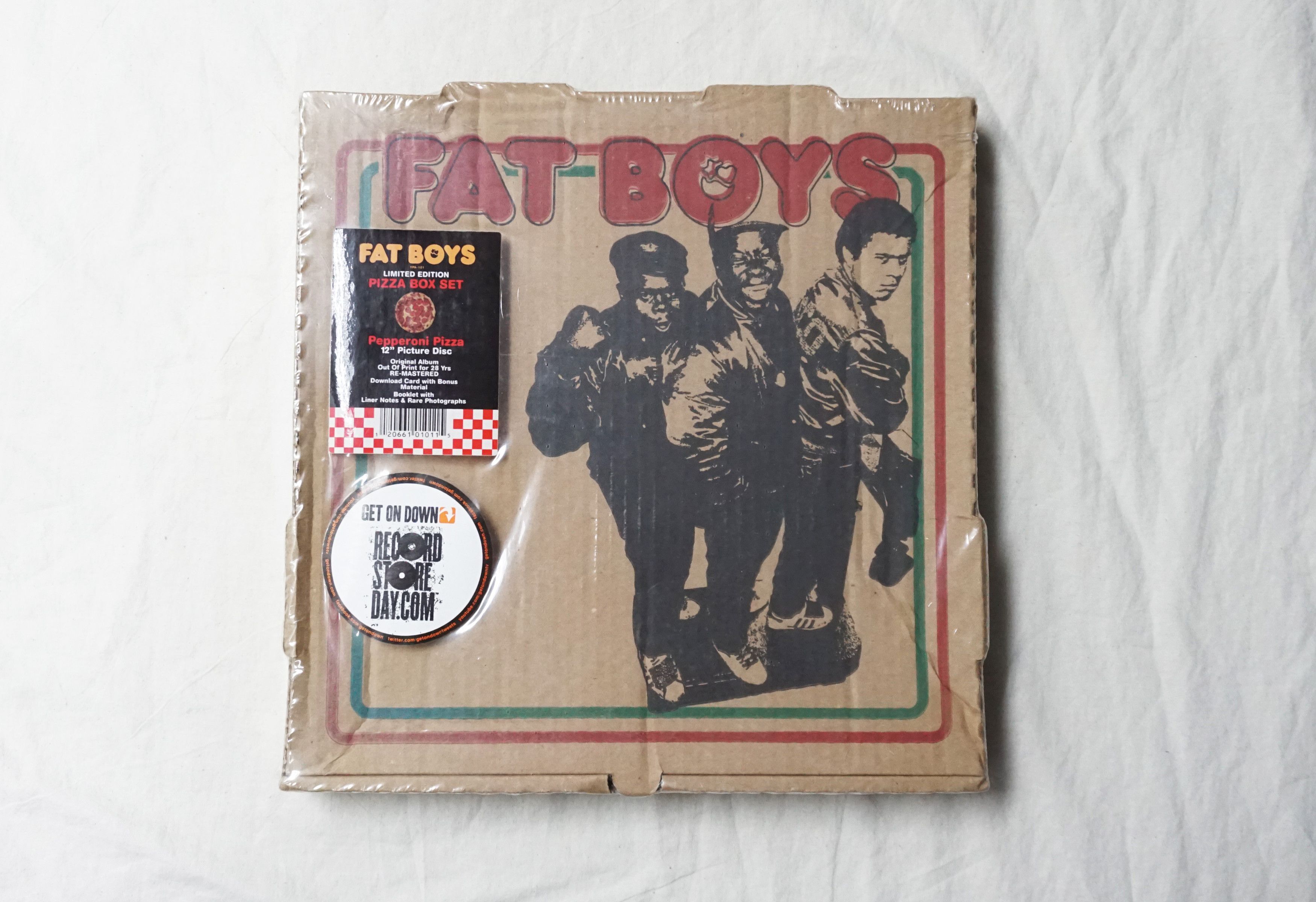Rap Tees 2012 The Fat Boys Pepperoni Pizza 12 Picture Disc Box Set