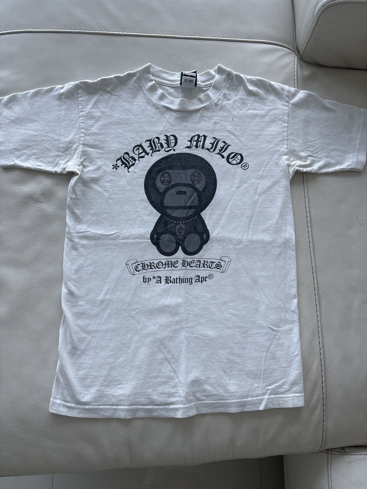 Hearts Chrome Hearts X Bape Baby Milo Tee Made In Usa Hoodie, Sweatshirt | FlexRushtees.com