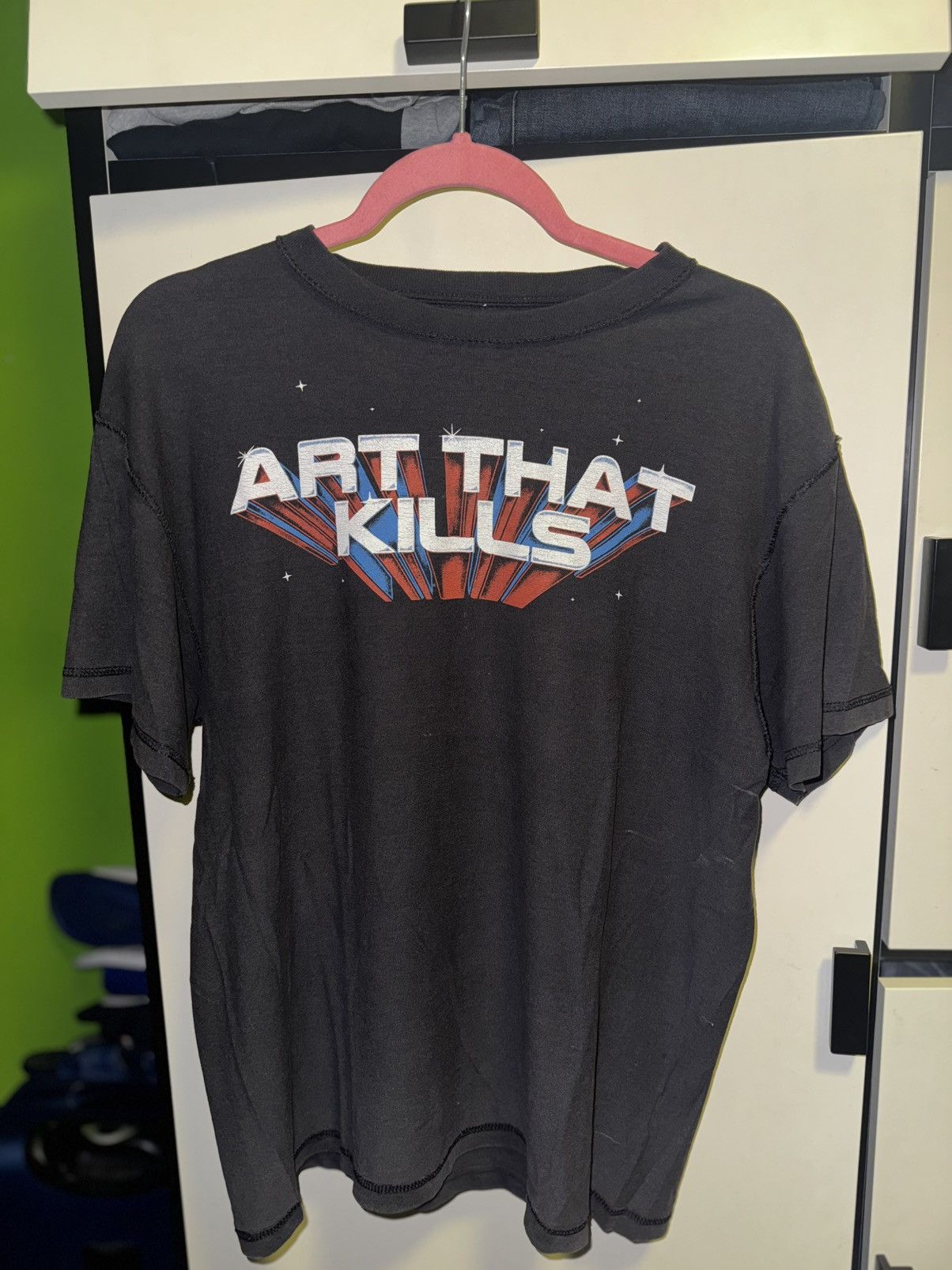Dept Gallery Dept Atk Reversible Space T Shirt Black