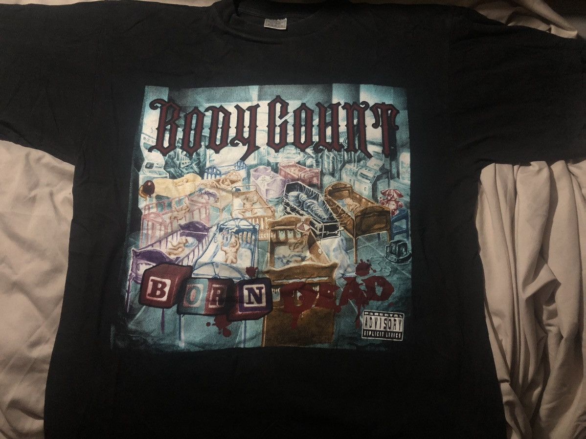 Band Tees Bodycount Born Dead 1994 European Tour Hoodie, Sweatshirt | FlexRushtees.com