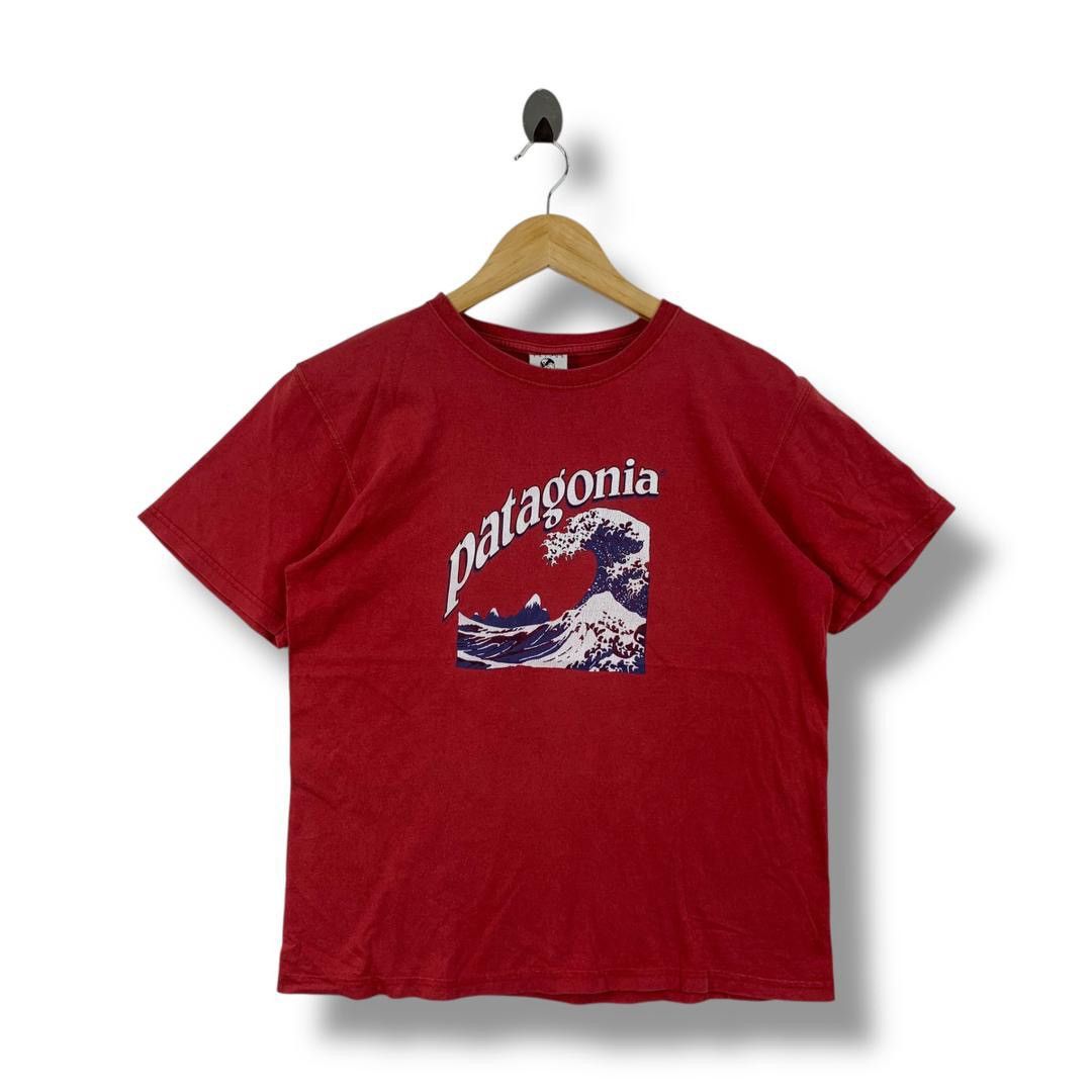 Vintage Patagonia Beneficial Wave Printed Tee Hoodie, Sweatshirt | FlexRushtees.com