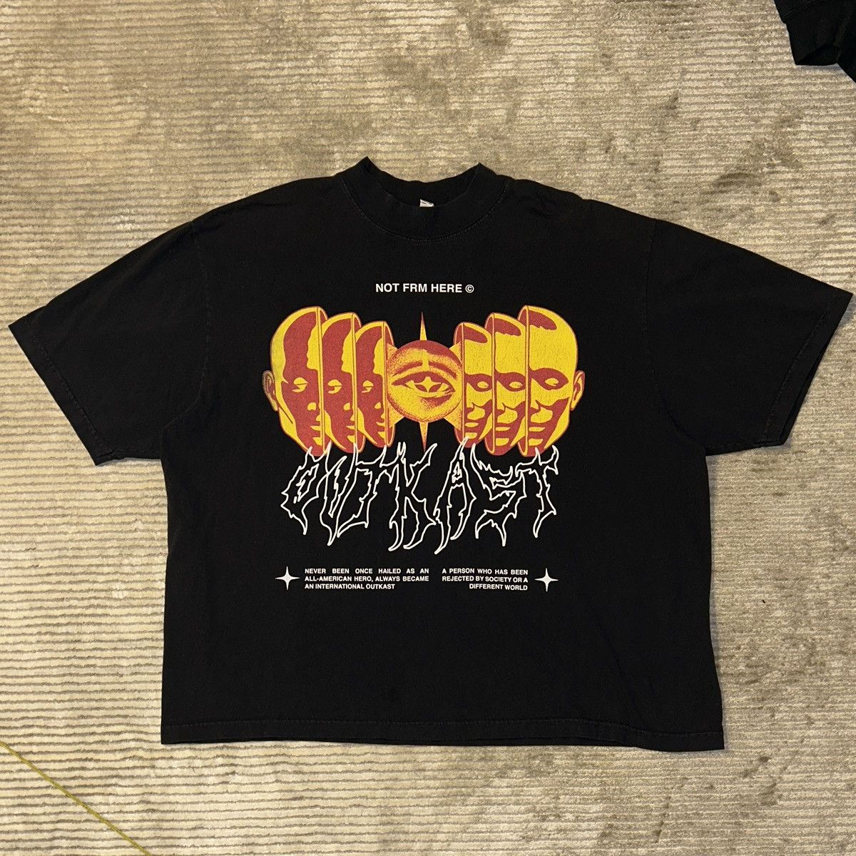 Band Tees Not Frm Here Outkast Graphic Tee Hoodie, Sweatshirt | FlexRushtees.com