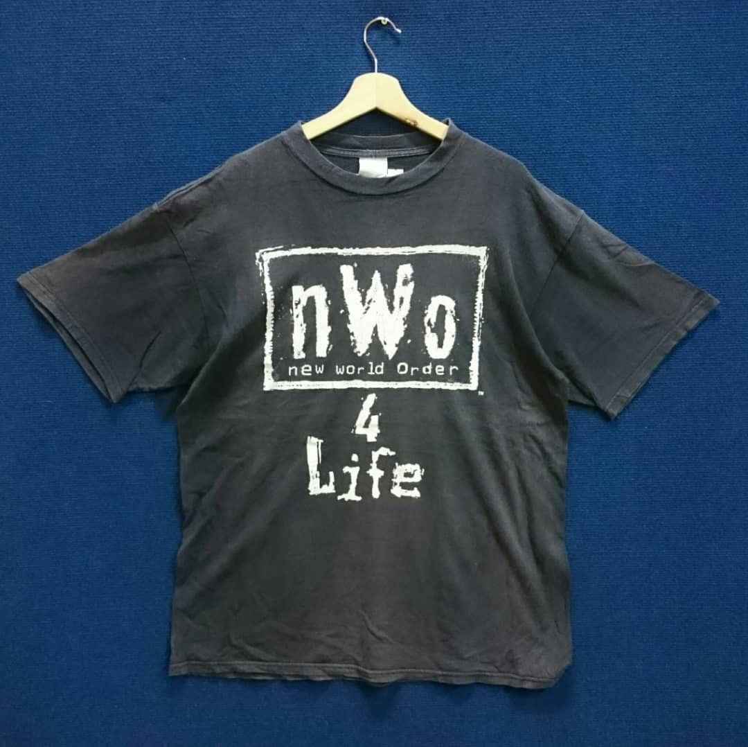 Vintage N W O New World Order 4 Live Shitt T-Shirts, Hoodie, Sweatshirt | FlexRushtees.com