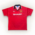 1994 1996 Umbro Manchester United Home Soccer Jersey Large