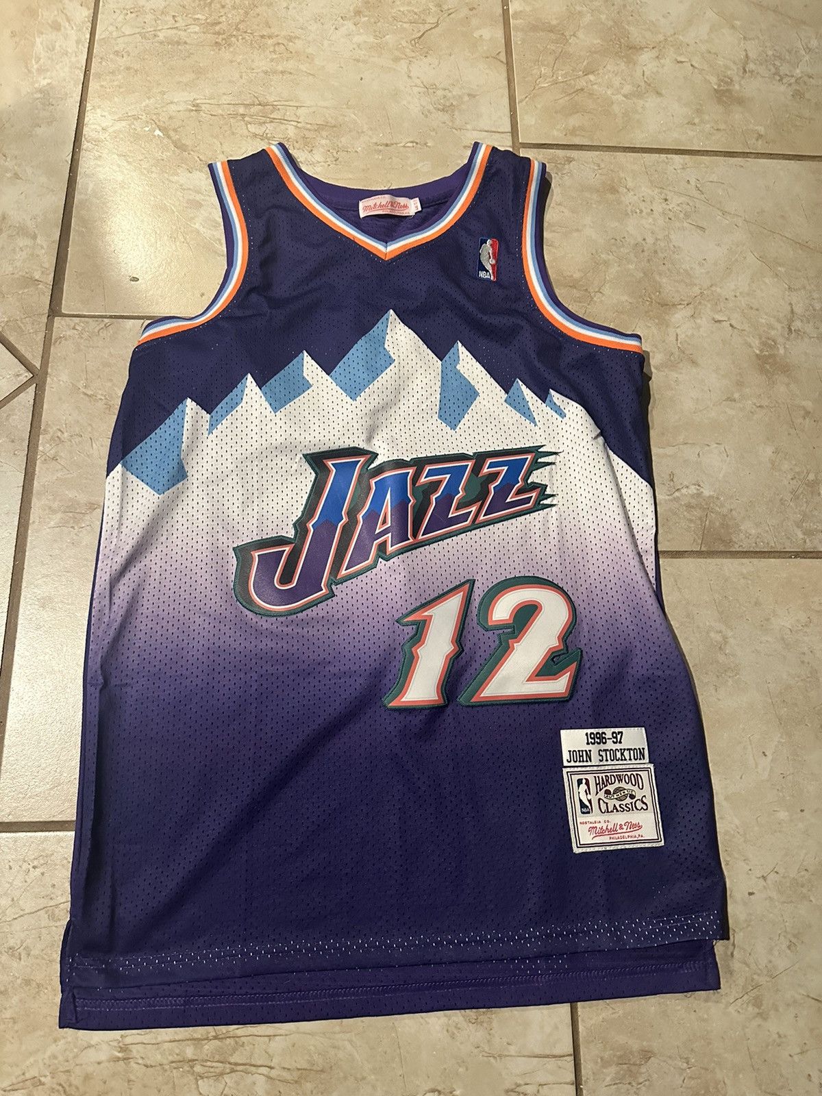 Mitchell Ness Utah Jazz John Stockton Mitchell And Ness Jersey