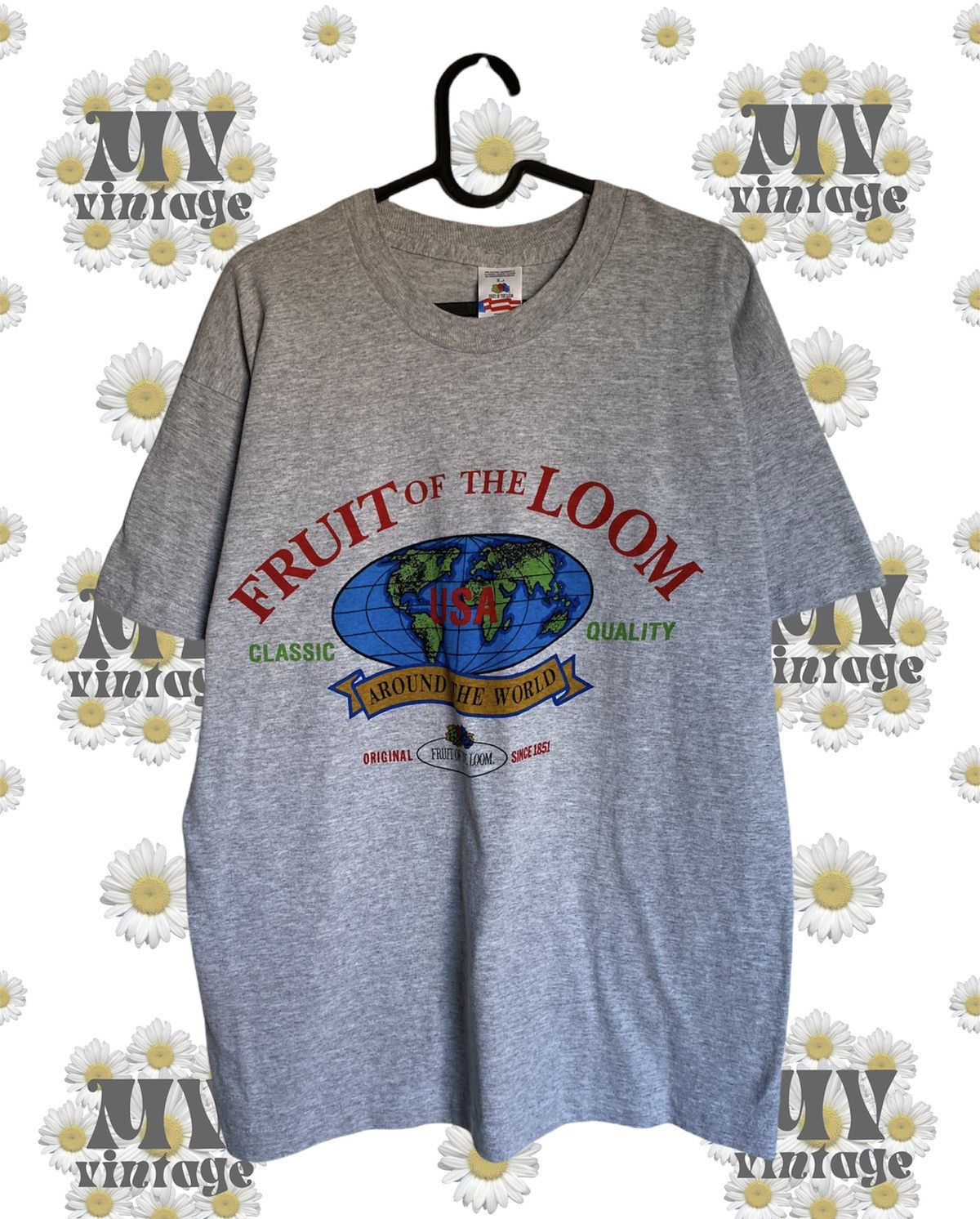 Vintage Fruit Of The Loom 90s Usa Vintage T Shirt Movie Worldwide