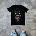 Vintage Y2k Screamer Face Angry Dog Horror Skeleton 90s