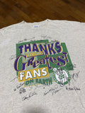 Salem Sportswear X Vintage Vintage 94 Boston Celtics Thanks To The Greatest Fans Tee Hoodie, Sweatshirt | FlexRushtees.com