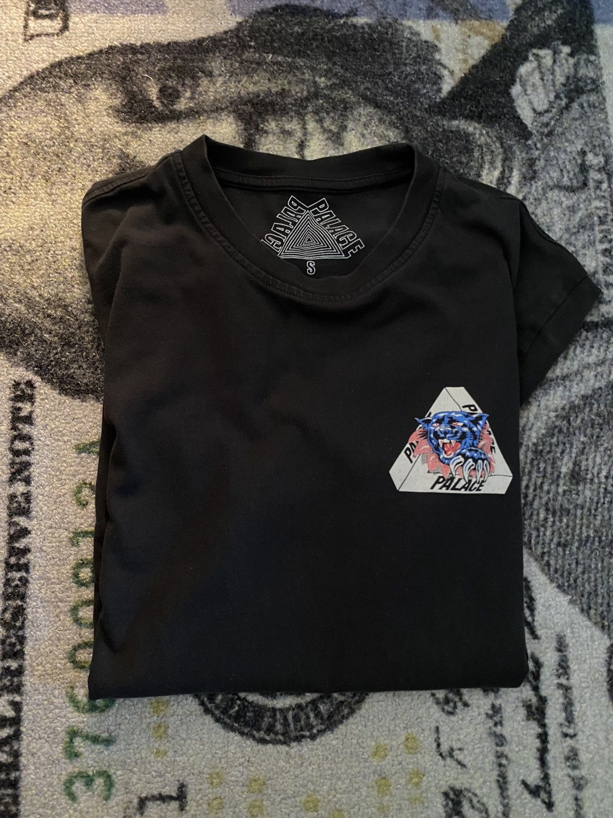 Palace Ripped T Shirt Black Hoodie, Sweatshirt | FlexRushtees.com