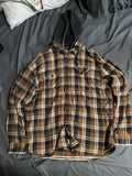 American Eagle Outfitters Heavyweight Flannel W Removable Hood
