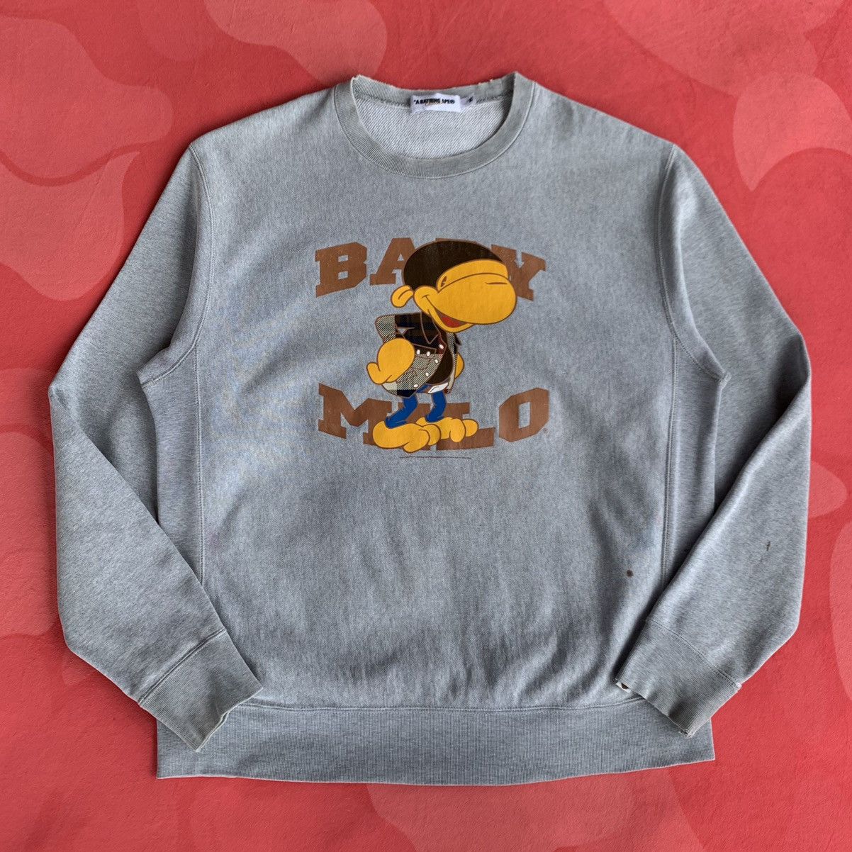Bape 2008 Baby Milo Crewneck Sweatshirt T-Shirts, Hoodie | FlexRushtees.com