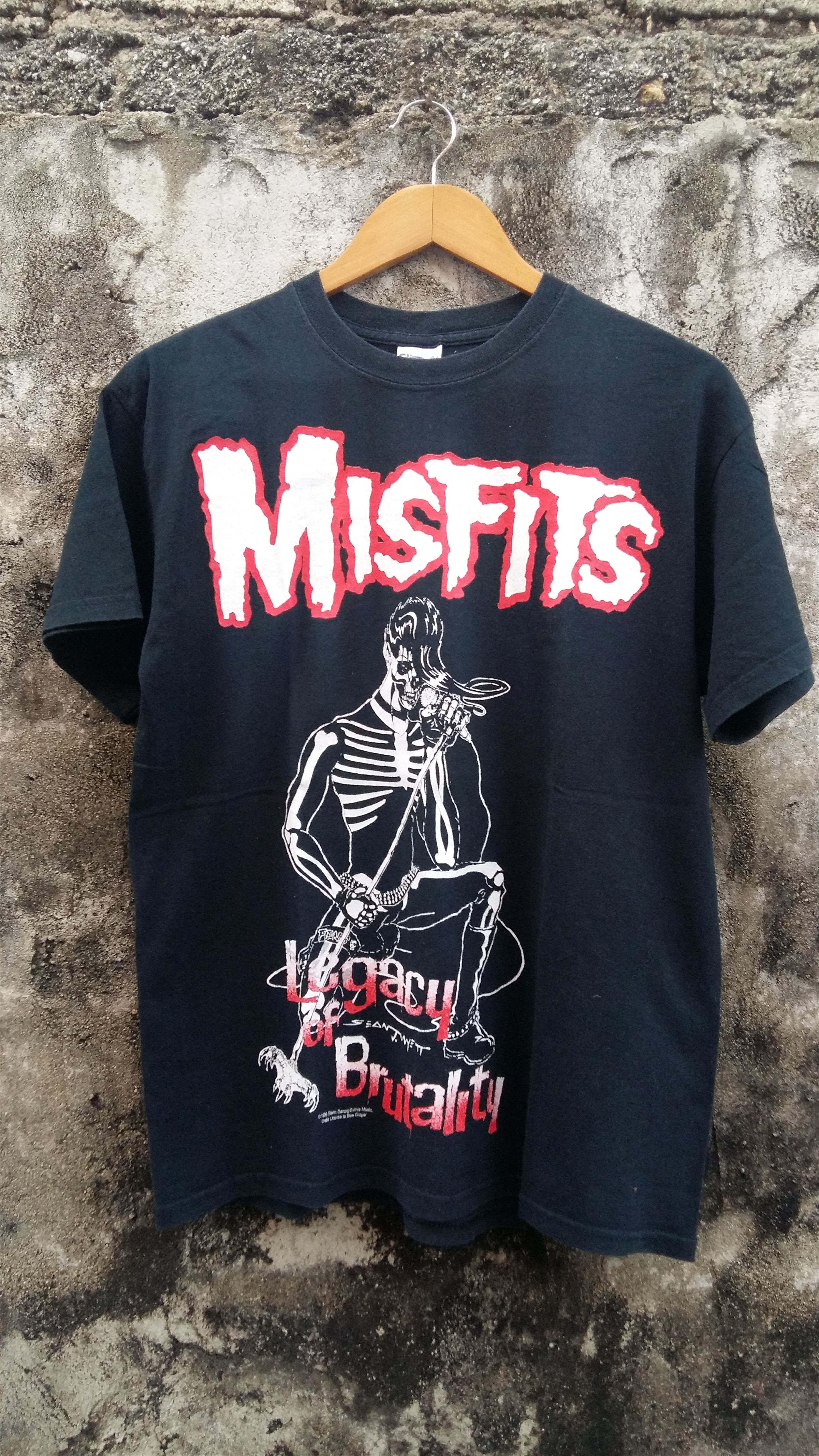 Misfits X Vintage Rare Vintage Misfits 90s Legacy And Brutality Tee Hoodie, Sweatshirt | FlexRushtees.com