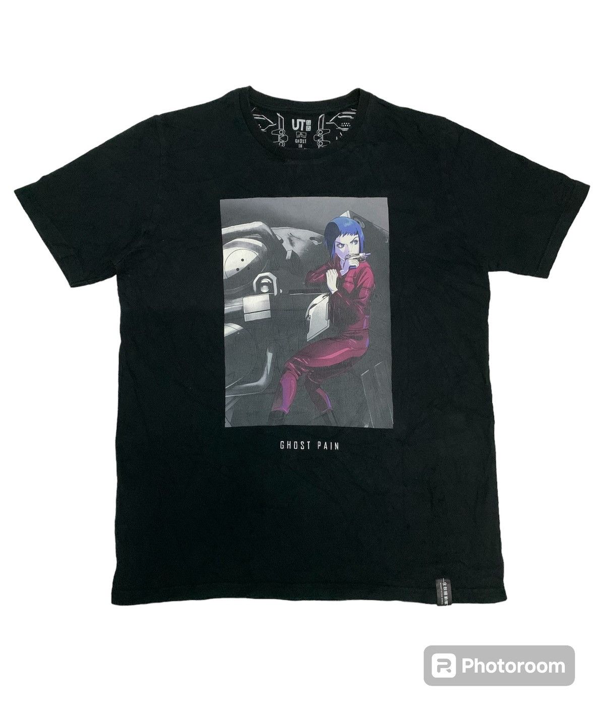 Japanese Brand Anime Japan Uniqlo X Ghost In The Shell Shirt Hoodie, Sweatshirt | FlexRushtees.com