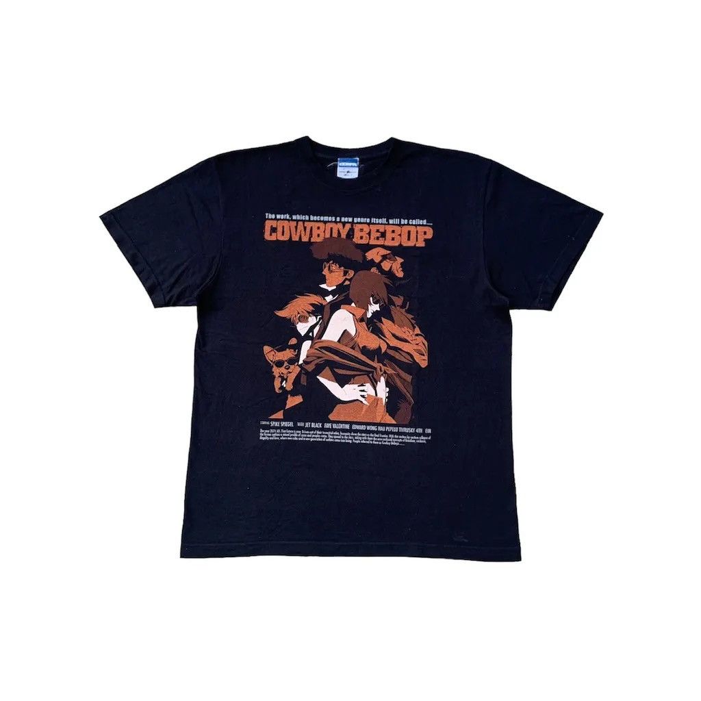 Anime Vintage Cowboy Bebop 20th Anniversary Japanese Anime Tshirt