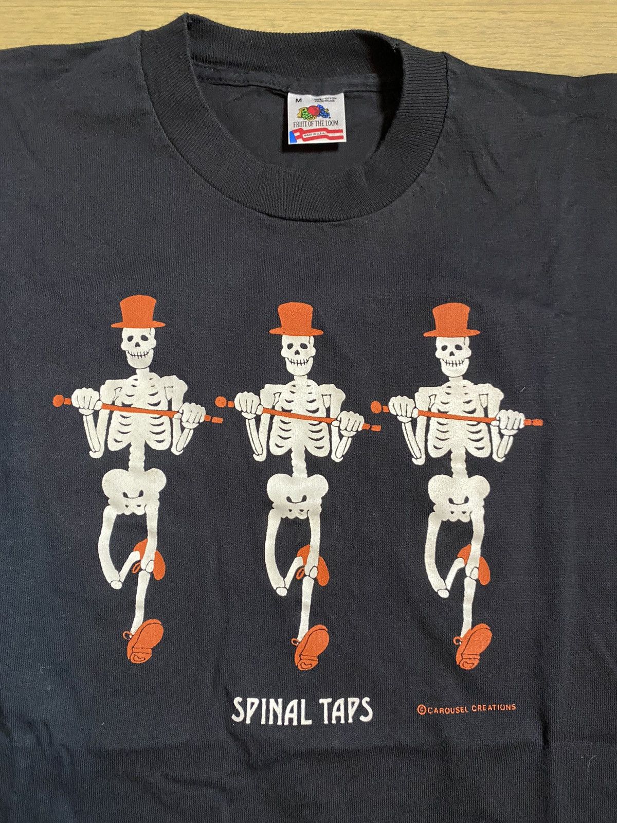 Vintage Spinal Taps Skeletons Tee Hoodie, Sweatshirt | FlexRushtees.com