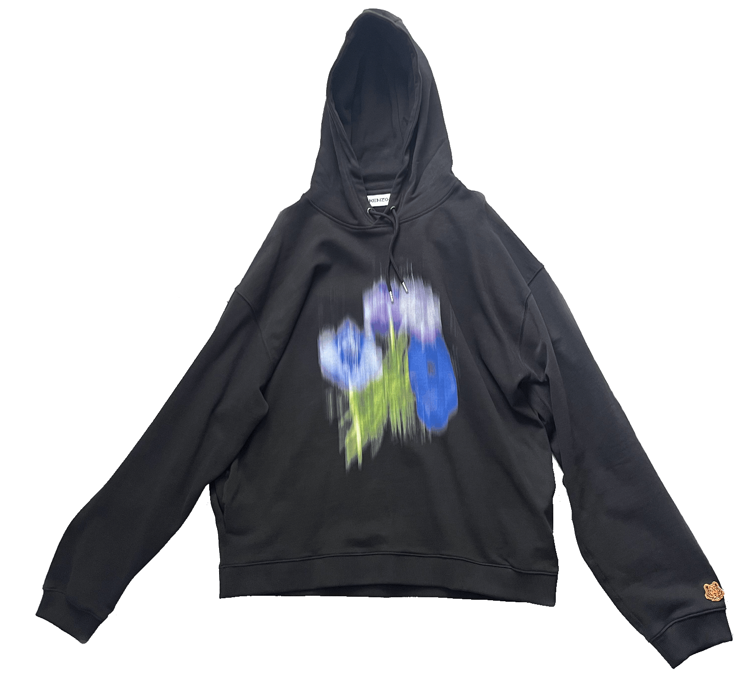 Kenzo Blur Flower Graphic Hoodie T-Shirts, Sweatshirt | FlexRushtees.com