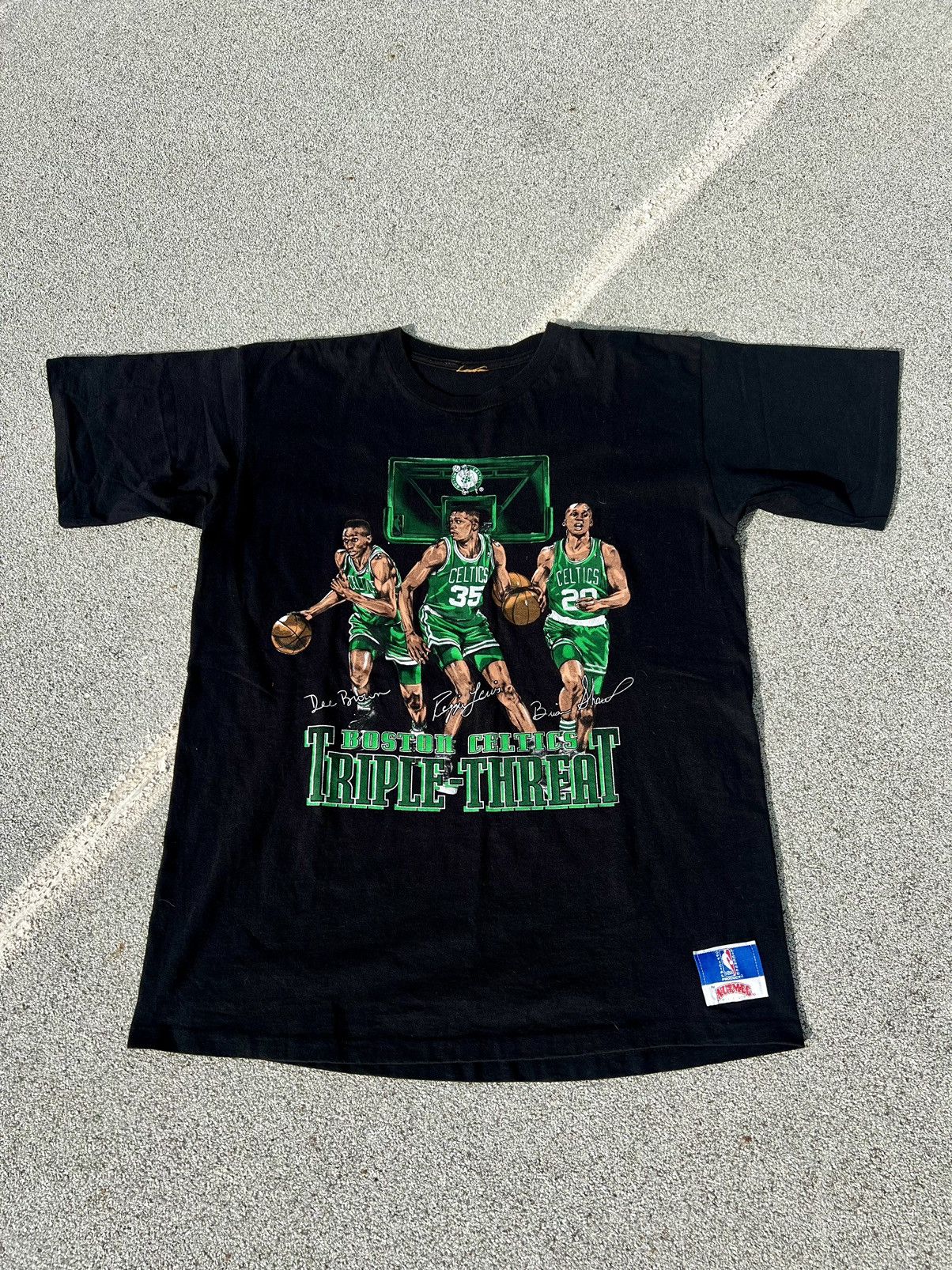 X Vintage Nutmeg Celtics Nba Vintage 90s Tee Hoodie, Sweatshirt | FlexRushtees.com