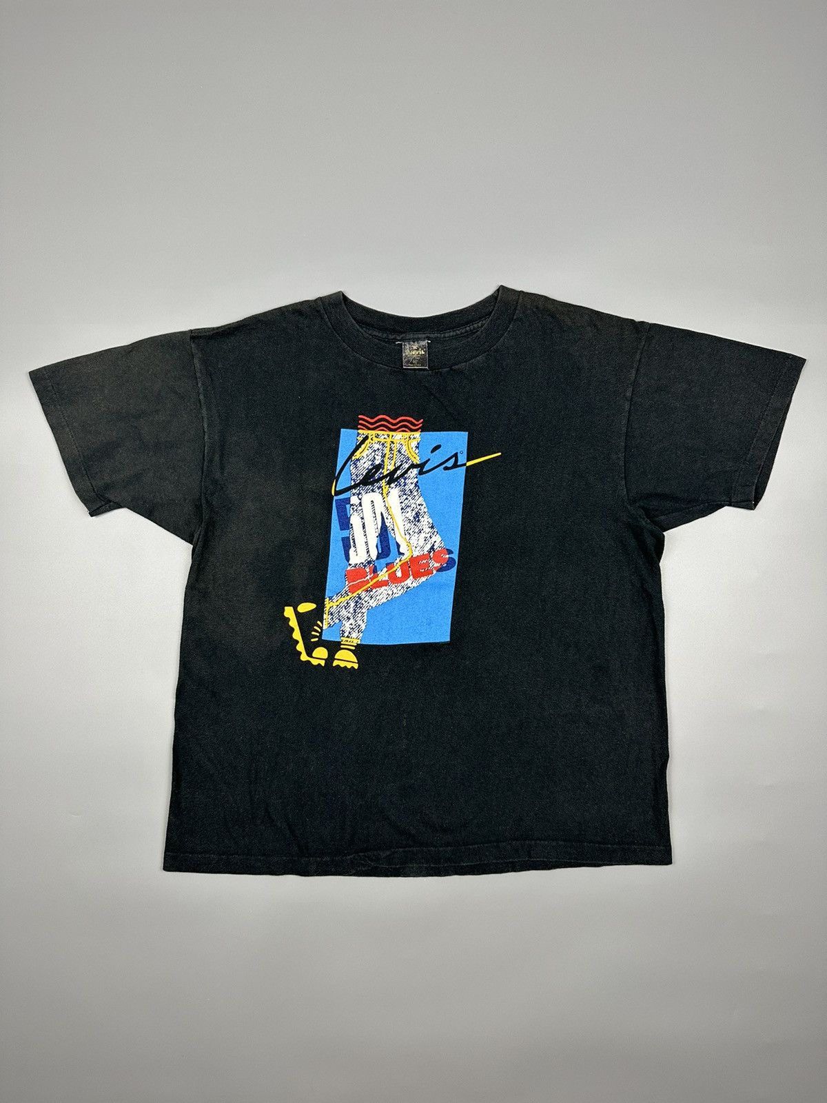 Levi S Vintage Clothing X Vintage Rare Vintage Levis 501 Blues Black Anvil Sunfaded Tee