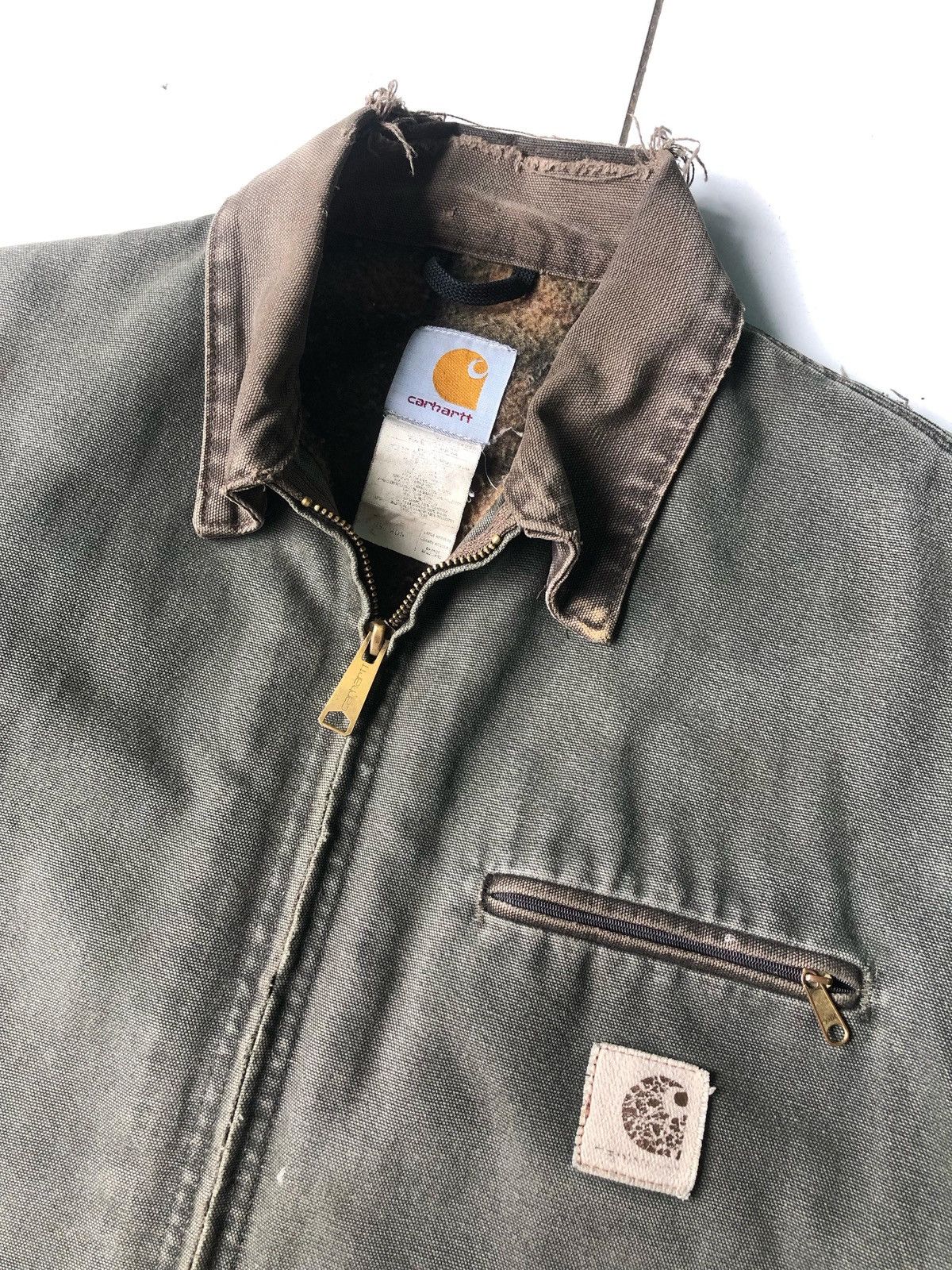 Vintage Carhartt Detroit J97 Moss