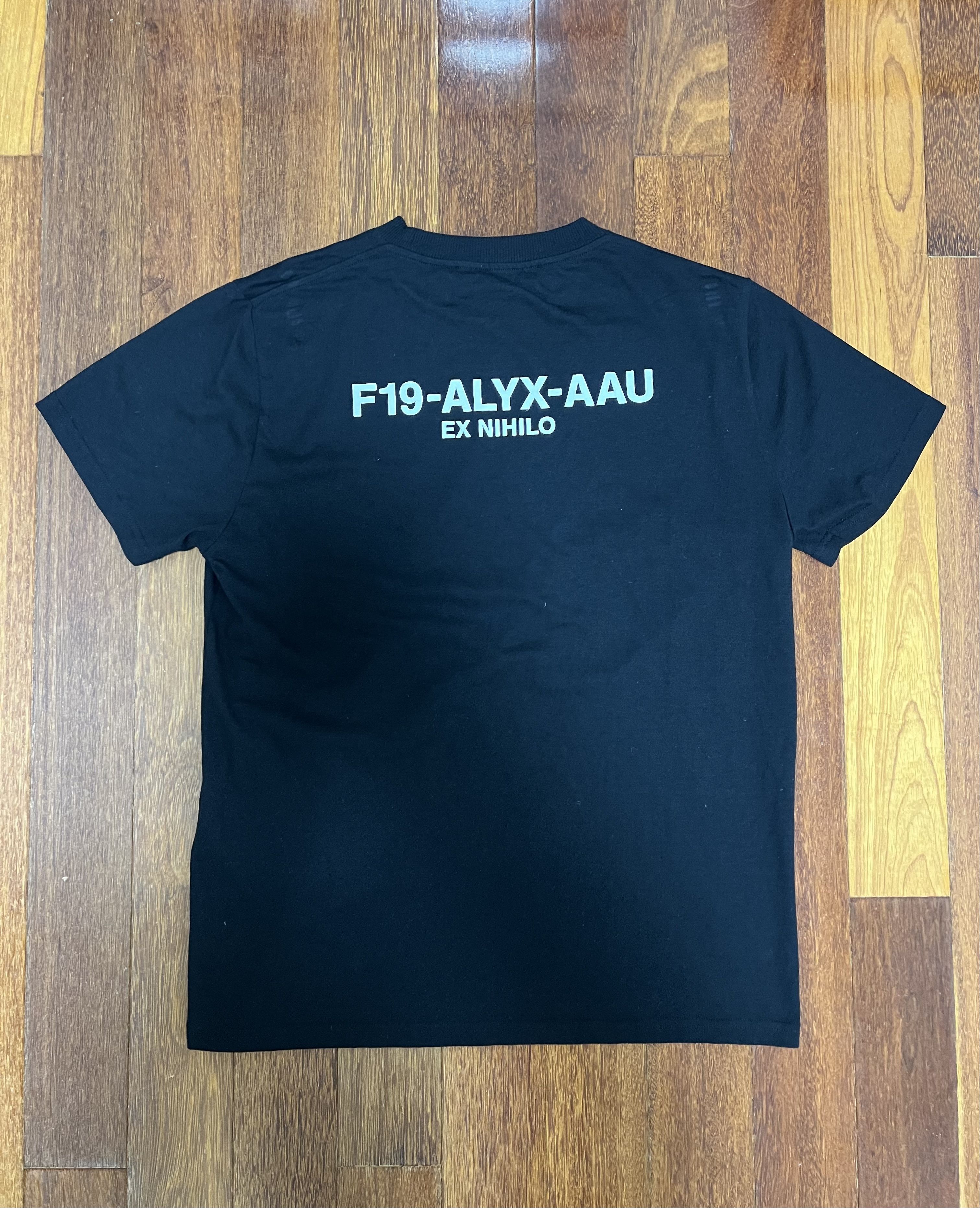 Fw19 Alyx Ex Nihilo Collection Logo Black Tee Large Hoodie, Sweatshirt | FlexRushtees.com