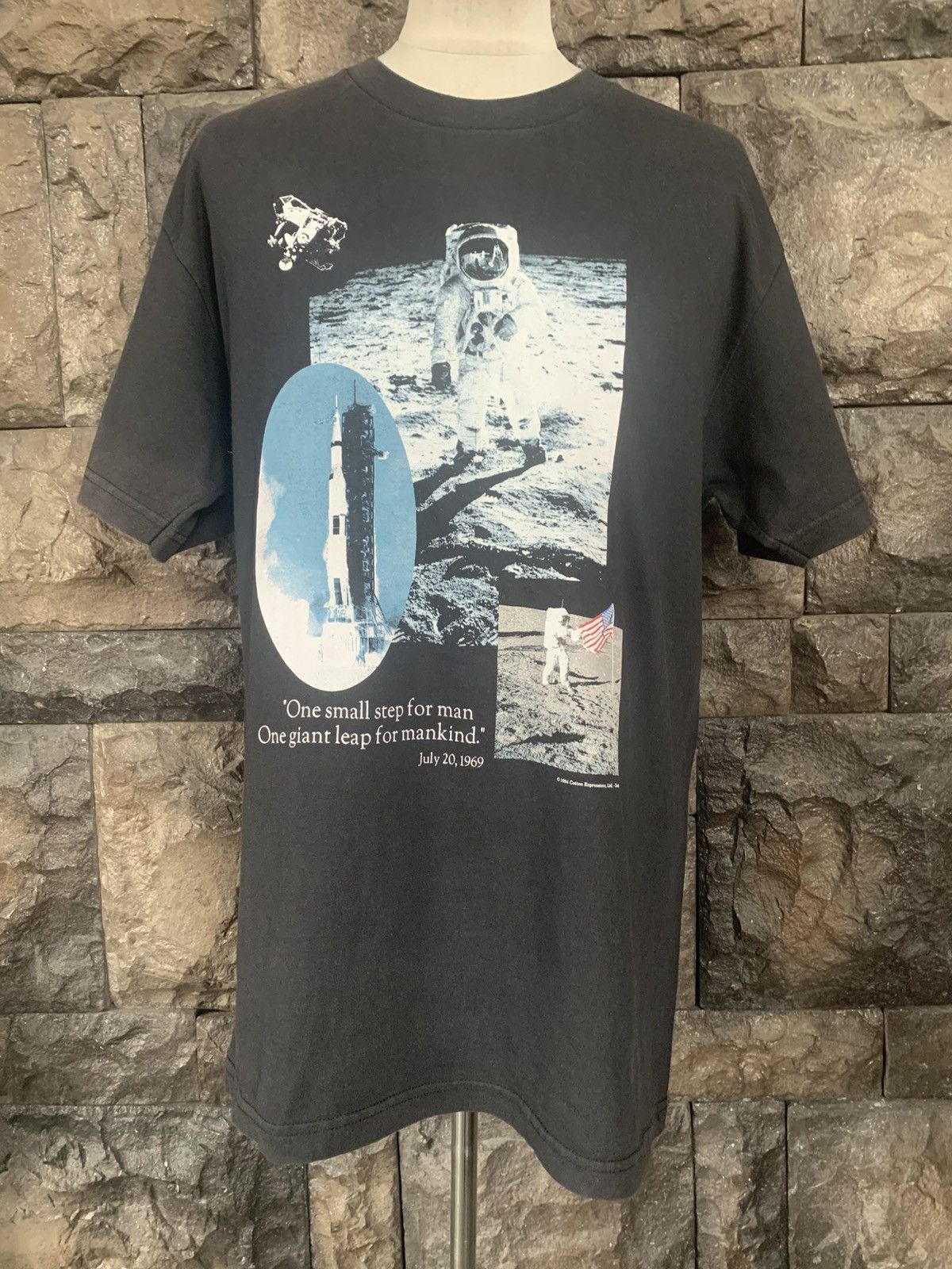 Vintage 90s Neil Armstrong Museum Nasa T Shirt