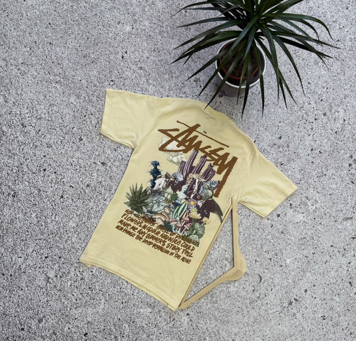 Vintage 90 S Stussy Psychedelic Made In Usa T Shirt Y2k Hype