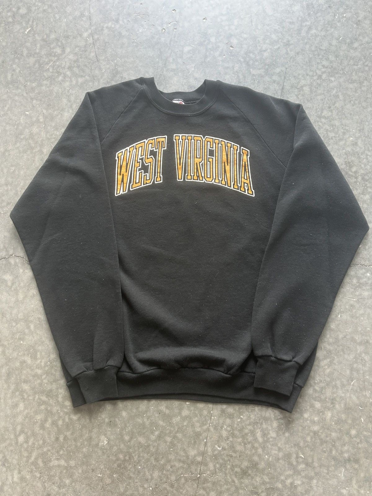 Vintage 90s West Virginia University Raglan Sweatshirt