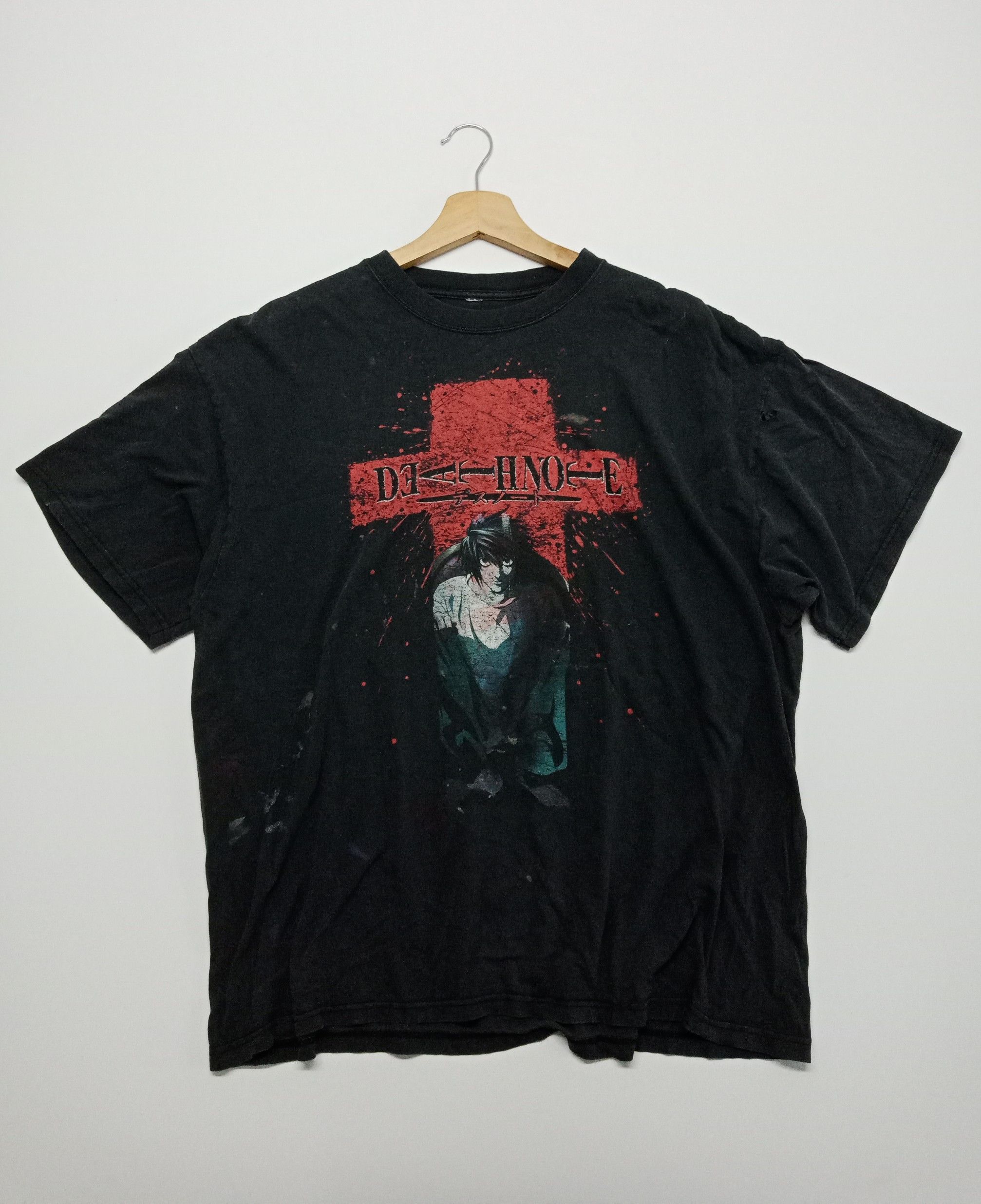 Anime Vintage Distressed Death Note D T-Shirts, Hoodie, Sweatshirt | FlexRushtees.com