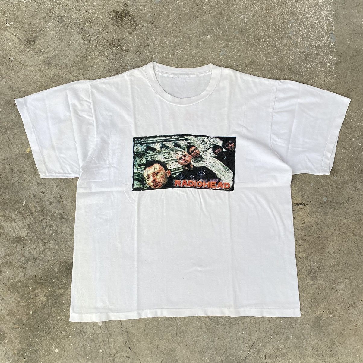 Band Tees Vintage Bootleg Radiohead Kid A Tee Hoodie, Sweatshirt | FlexRushtees.com