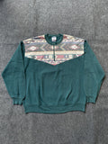 Vintage Halfzip Jerzees Navajo