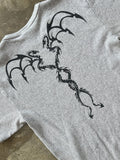 Vintage Y2k Street Savvy Double Dragon Ribbed Tee Large Hoodie, Sweatshirt | FlexRushtees.com