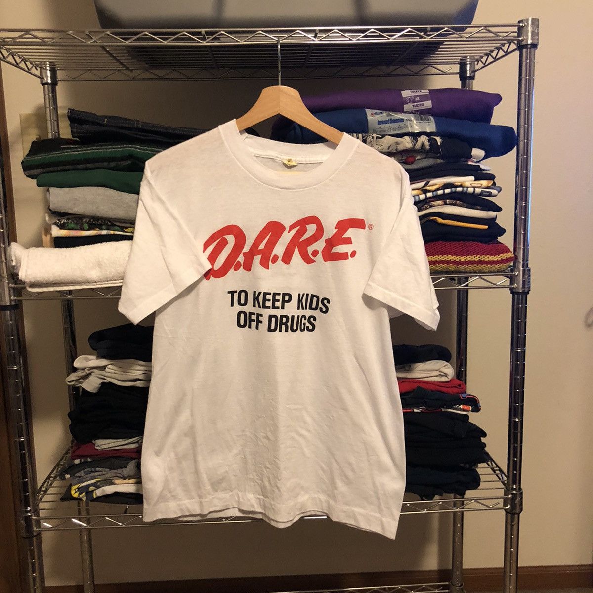 Vintage 80 S D A R E Screen Stars Tee