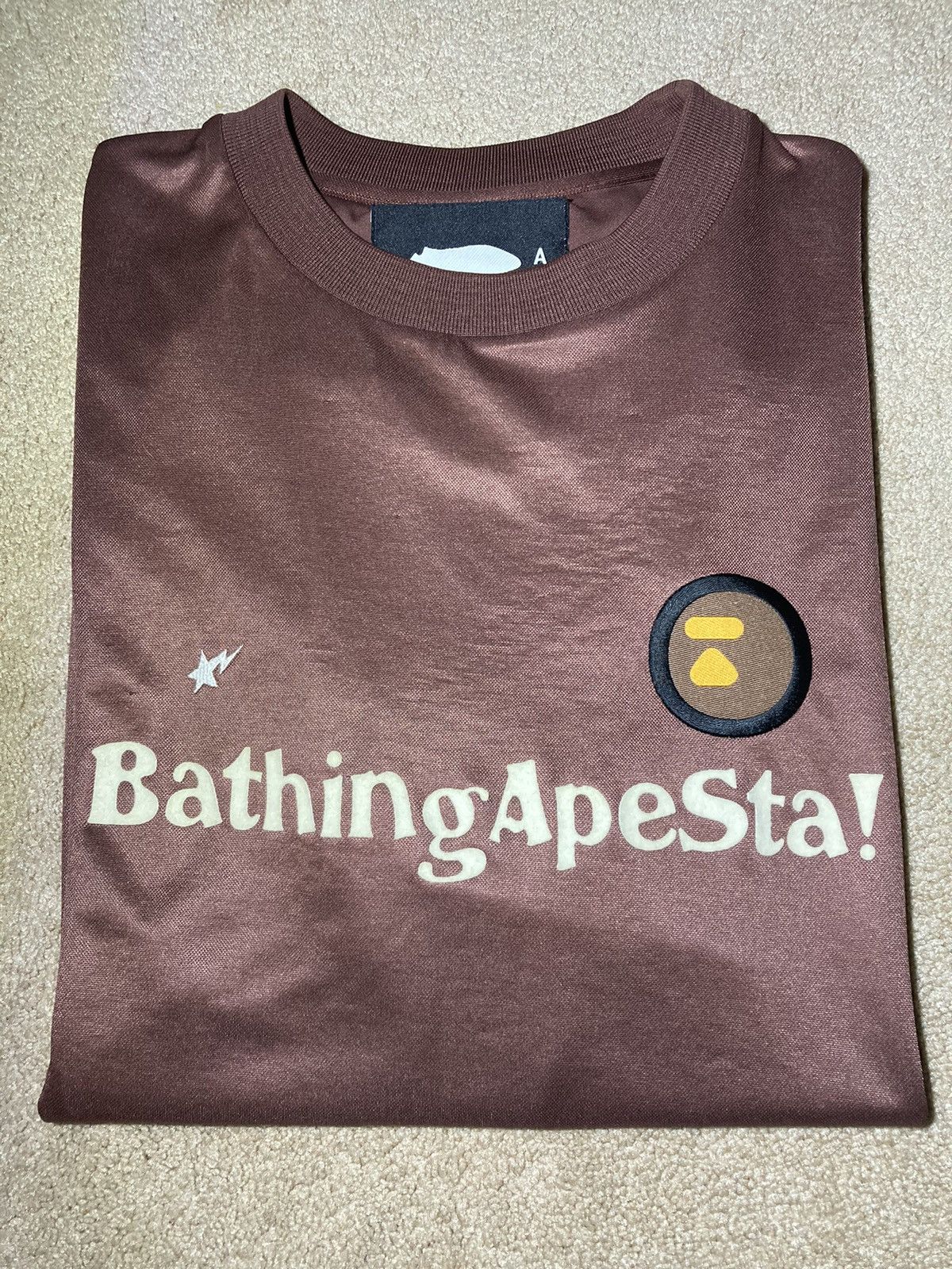 2002 Bape Real Madrid Soccer Jersey Spoof Rip Active Top 90s