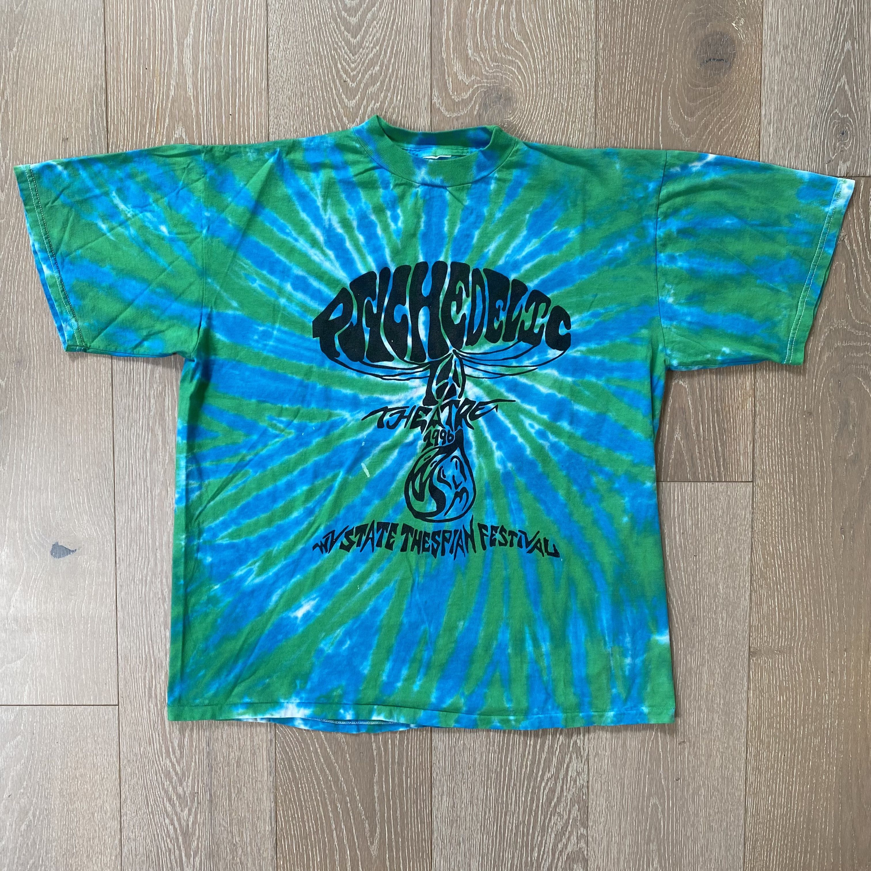 Vintage 90s Psychedelic Theatre Mushroom Tee