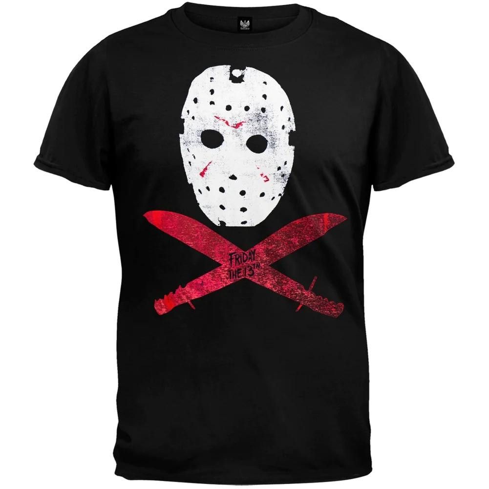 Designer Vtg Friday The 13th Movie T Shirt Jason Goalie Mask Shirt L