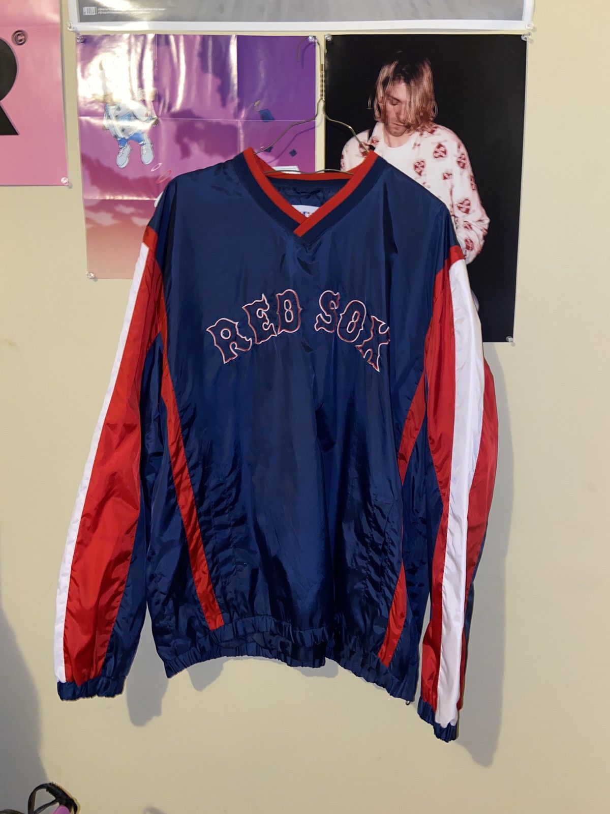 Mlb Boston Red Sox Windbreaker Pullover