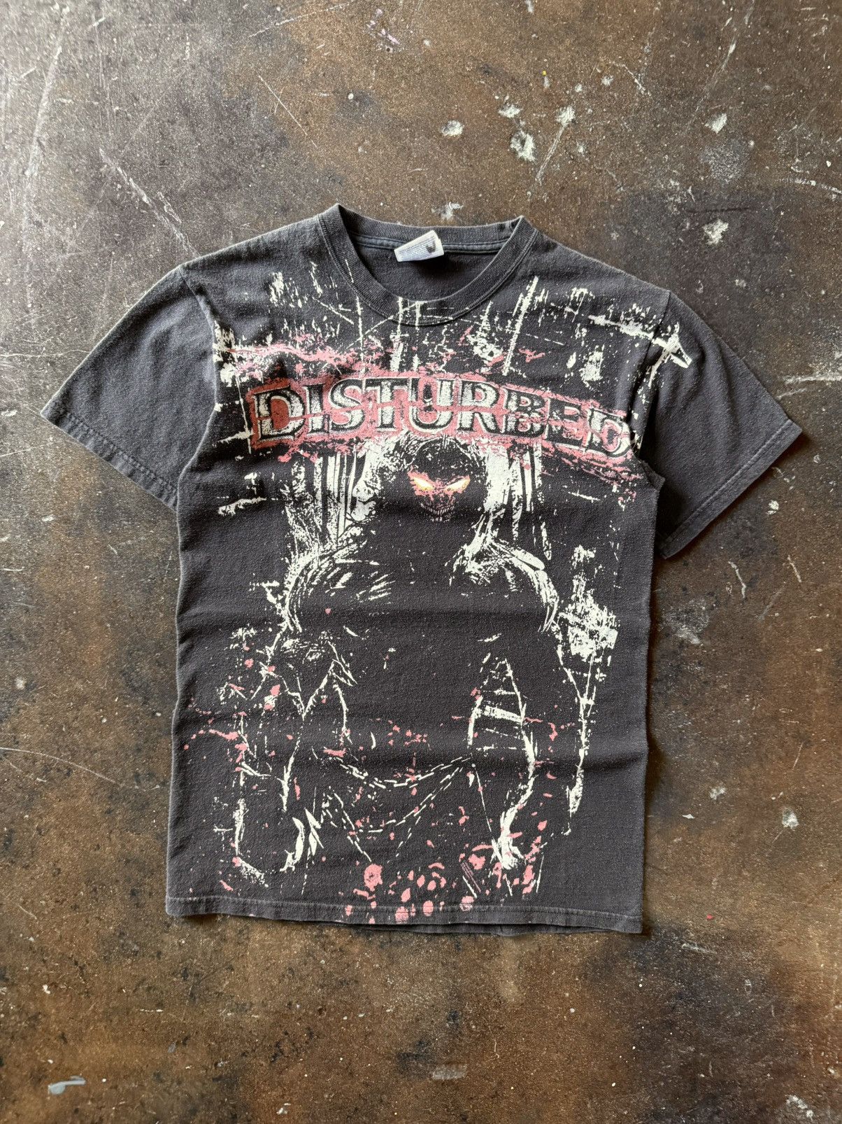 Vintage Y2k Crazy Disturbed Grunge Metal Band Shirt