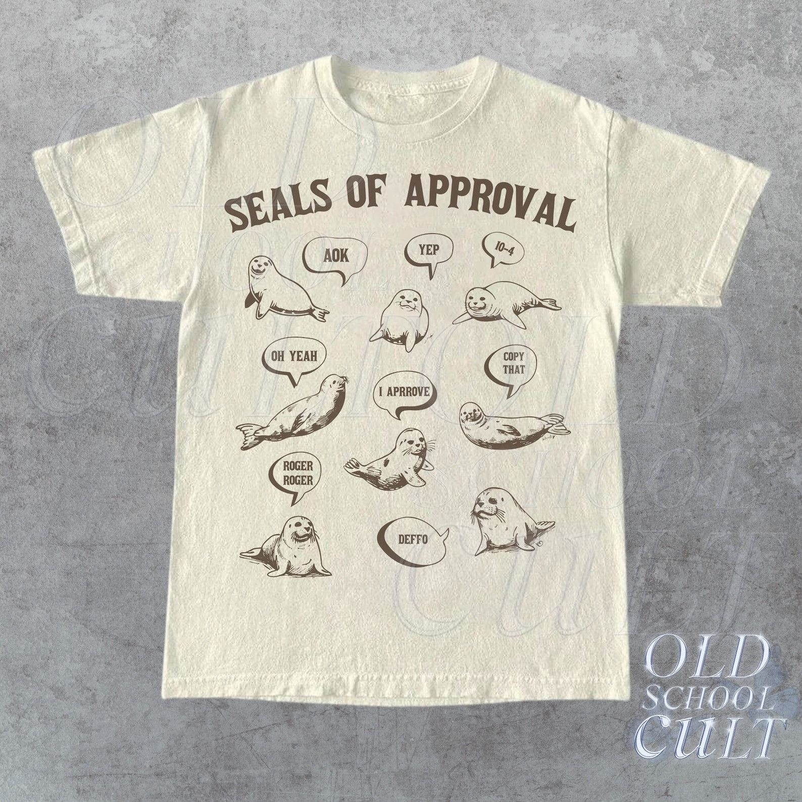 The Unbranded Brand Seals Of Approval Funny Retro T Shirt Hoodie, Sweatshirt | FlexRushtees.com