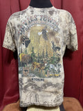Vintage Devil S Tower Tshirt Aop Wyoming Souvenir Tee Grail Hoodie, Sweatshirt | FlexRushtees.com