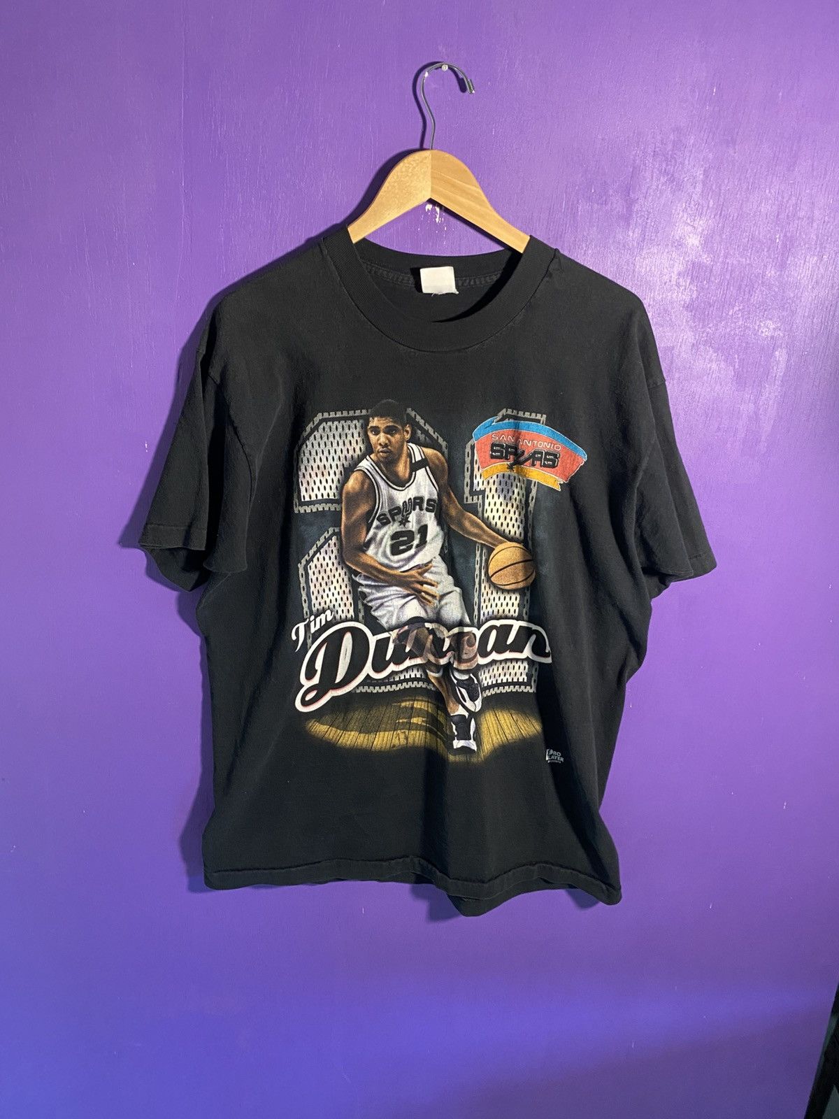 Nba Vintage 90s San Antonio Spurs Tim Duncan T Shirt