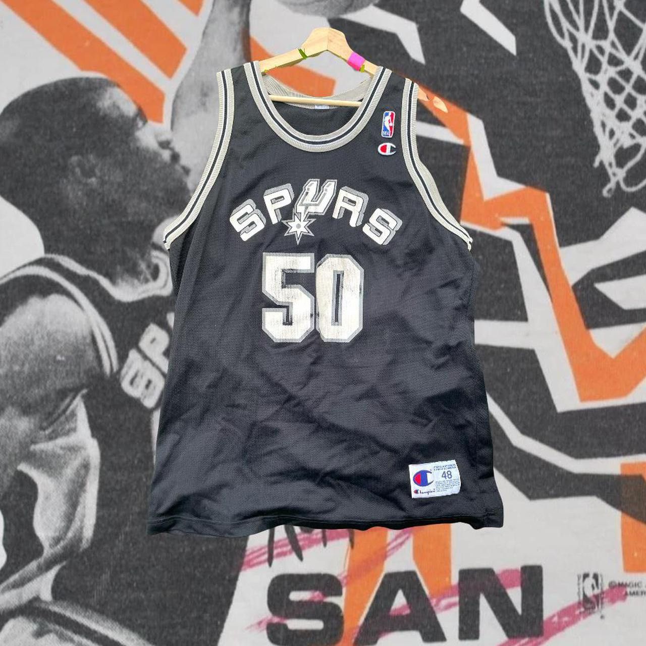 Champion Vintage David Robinson San Antonio Spurs Champion Jersey