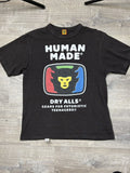 Made Human Made Dry Alls Heathered Black Cotton T Shirt Size L