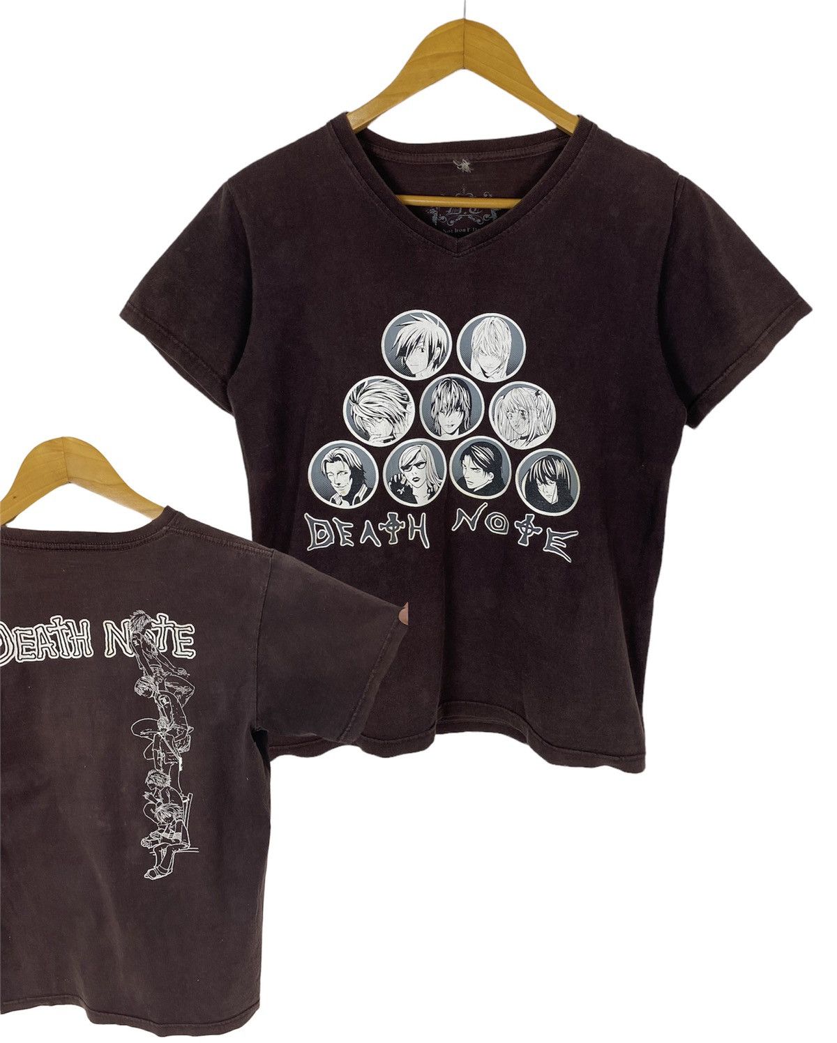 Vintage Bootleg Death Note Vneck Shirt