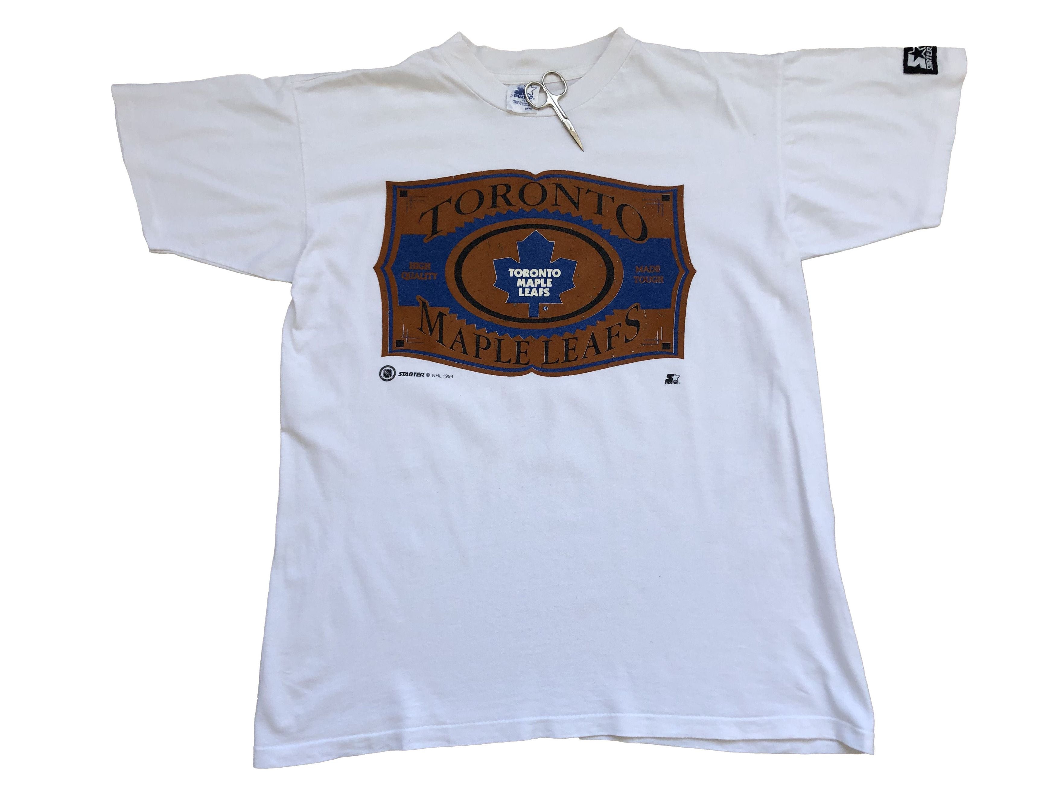 Starter X Vintage Vintage 1994 Toronto Maple Leafs Tee Nhl Starter Shirt Y2k