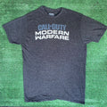 Vintage Call Of Duty Modern Warfare Shirt Gray Retro Gamer Logo Tee