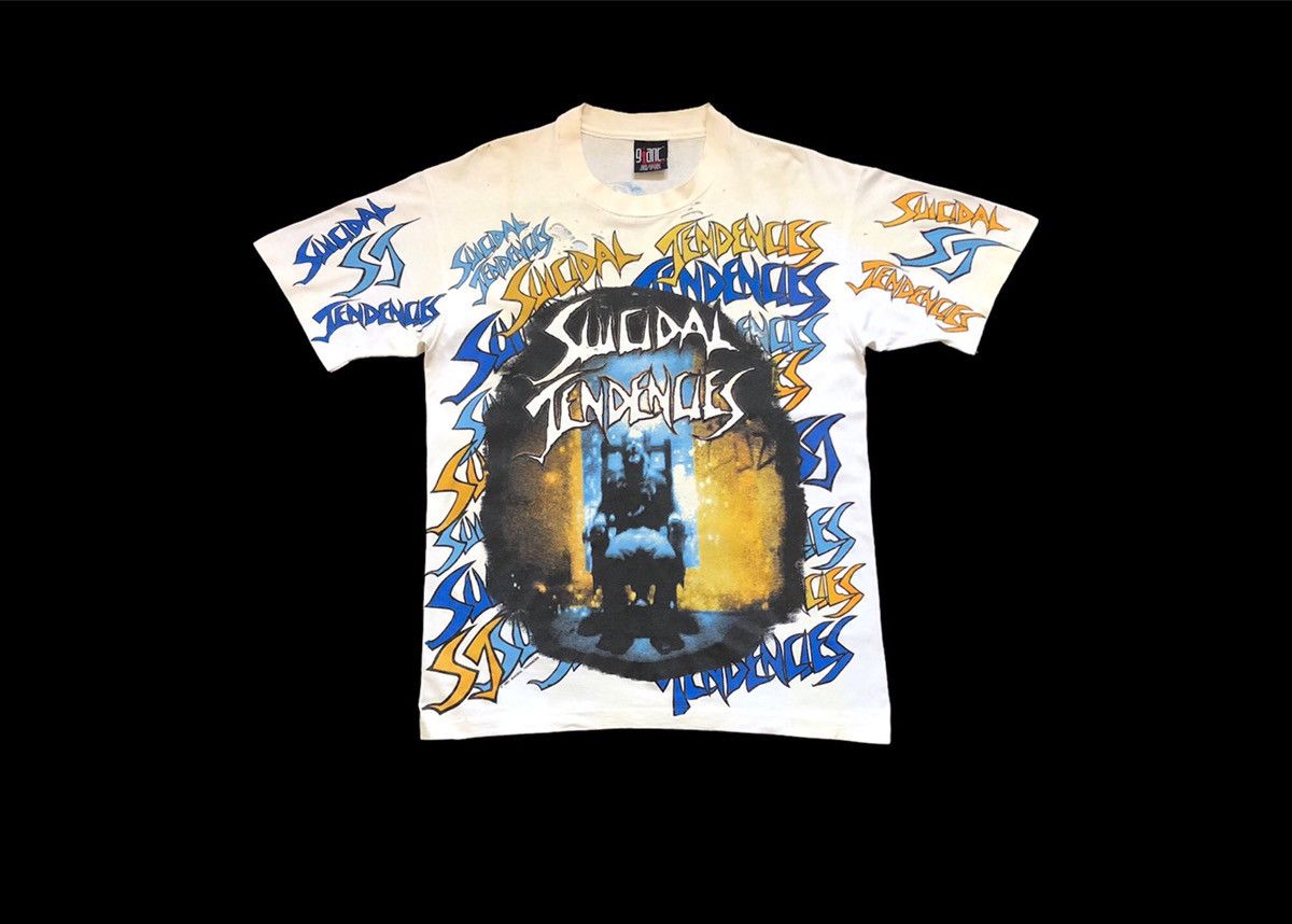 Giant X Vintage Vintage 1992 Suicidal Tendencies Tee Distressed Hoodie, Sweatshirt | FlexRushtees.com
