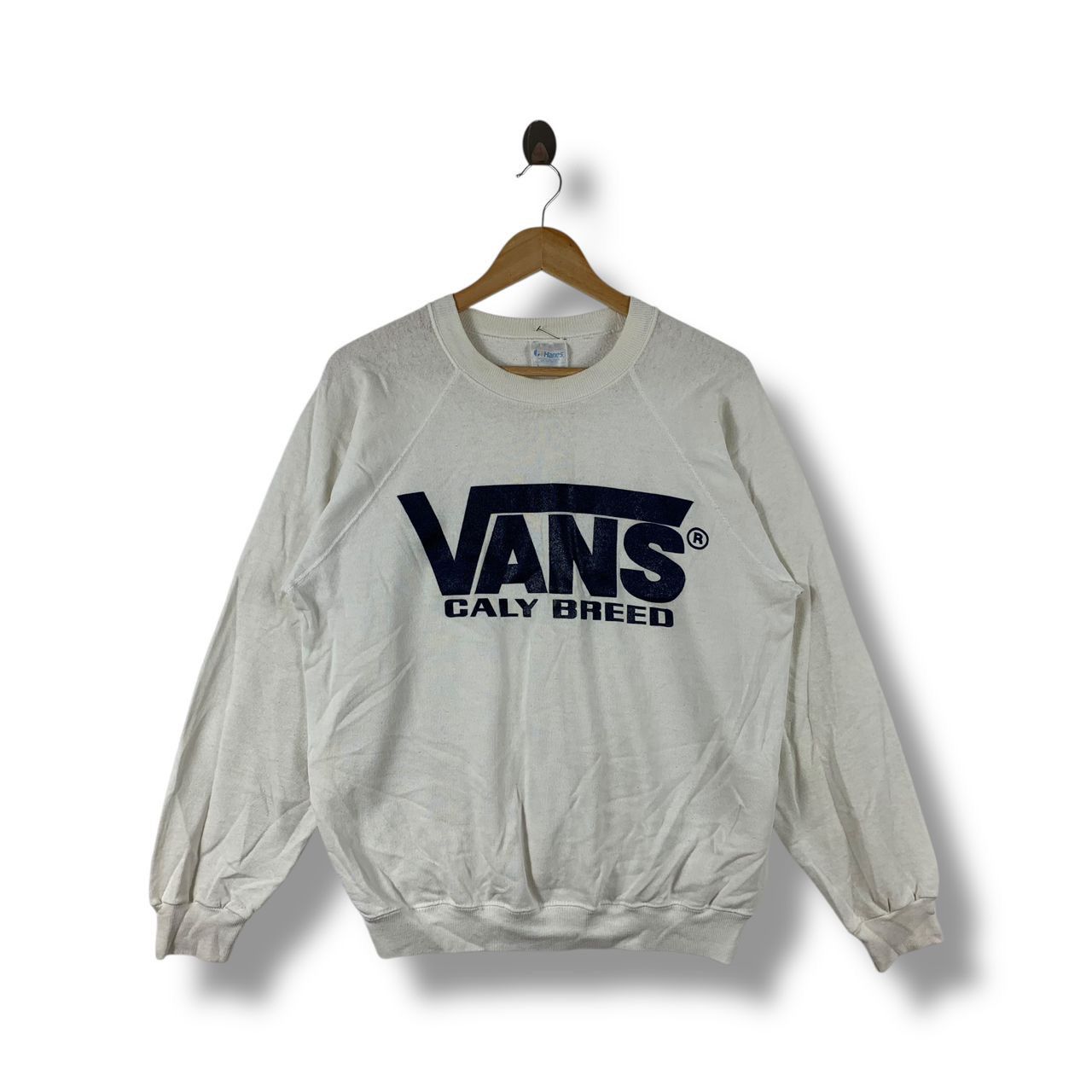 Vintage Vans Caly Breed Big Logo Printed Tee Hoodie, Sweatshirt | FlexRushtees.com