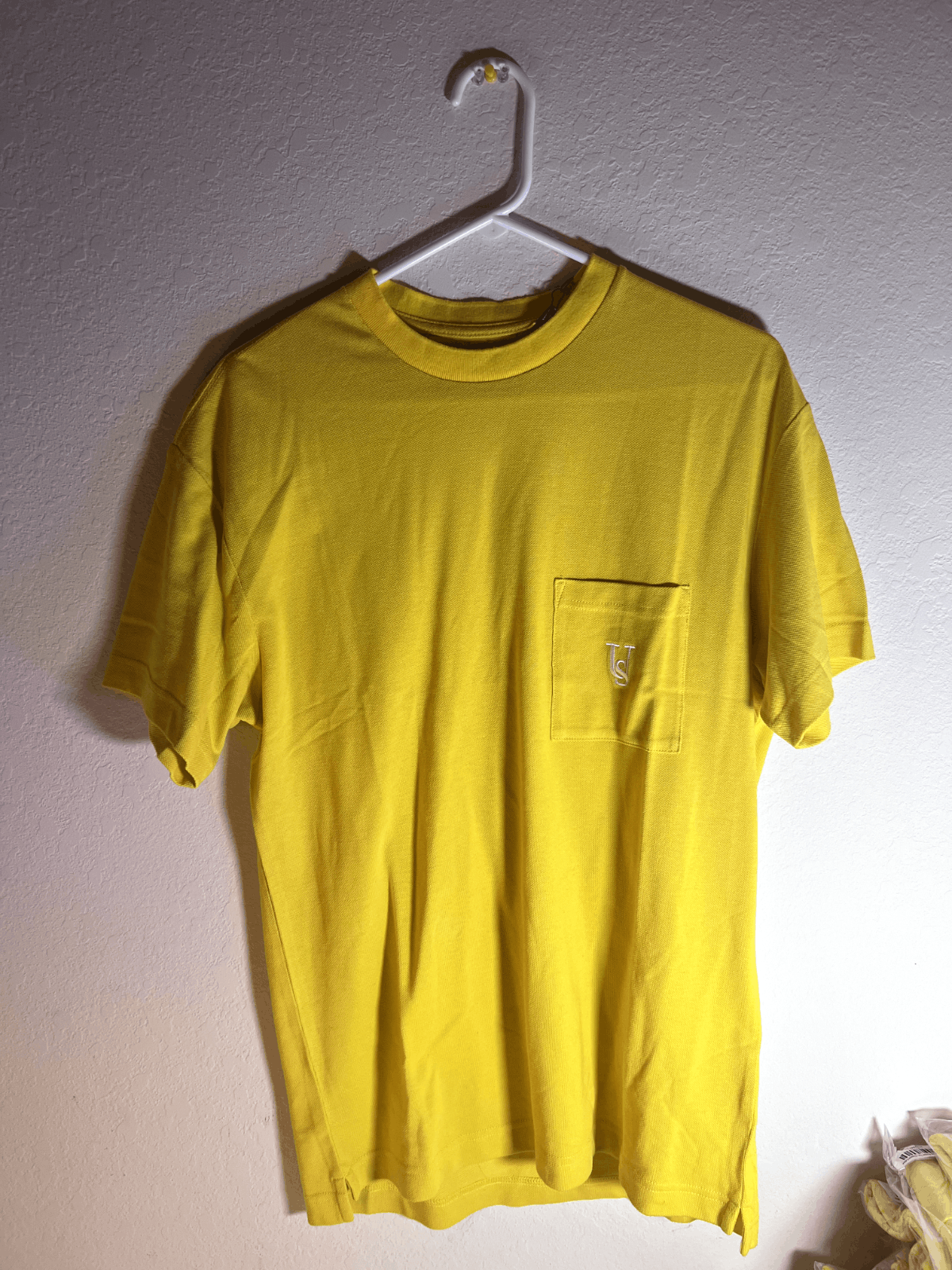 Kith Us Pocket Tee Yellow Hoodie, Sweatshirt | FlexRushtees.com